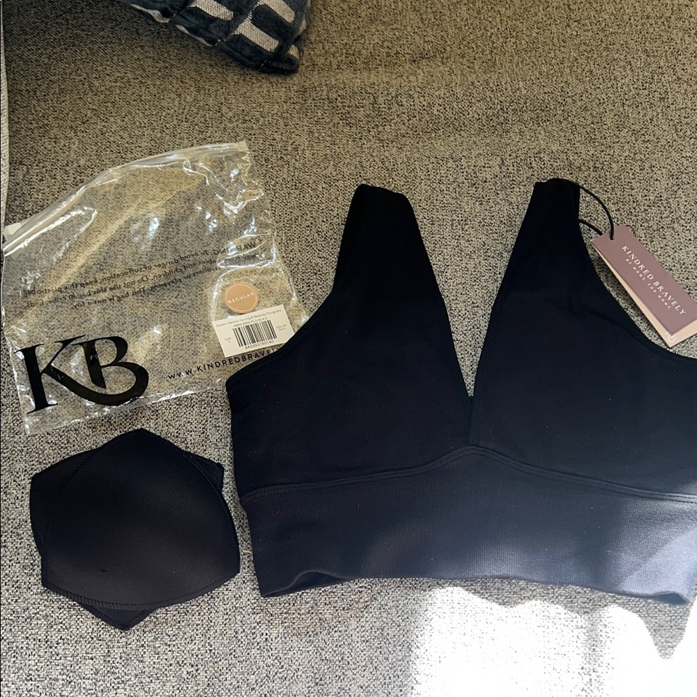 Kindred Bravely Midnight Black Nursing Bra
